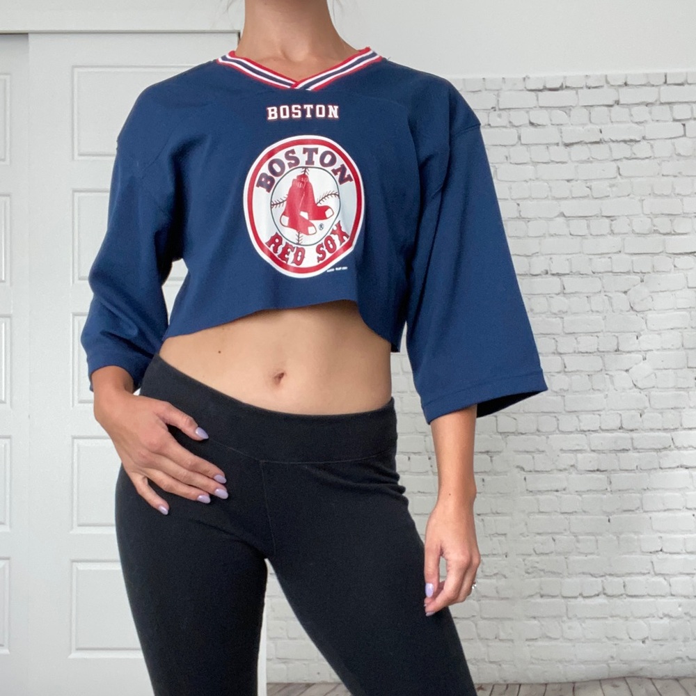 Boston Red Sox Cropped Jersey Size Med